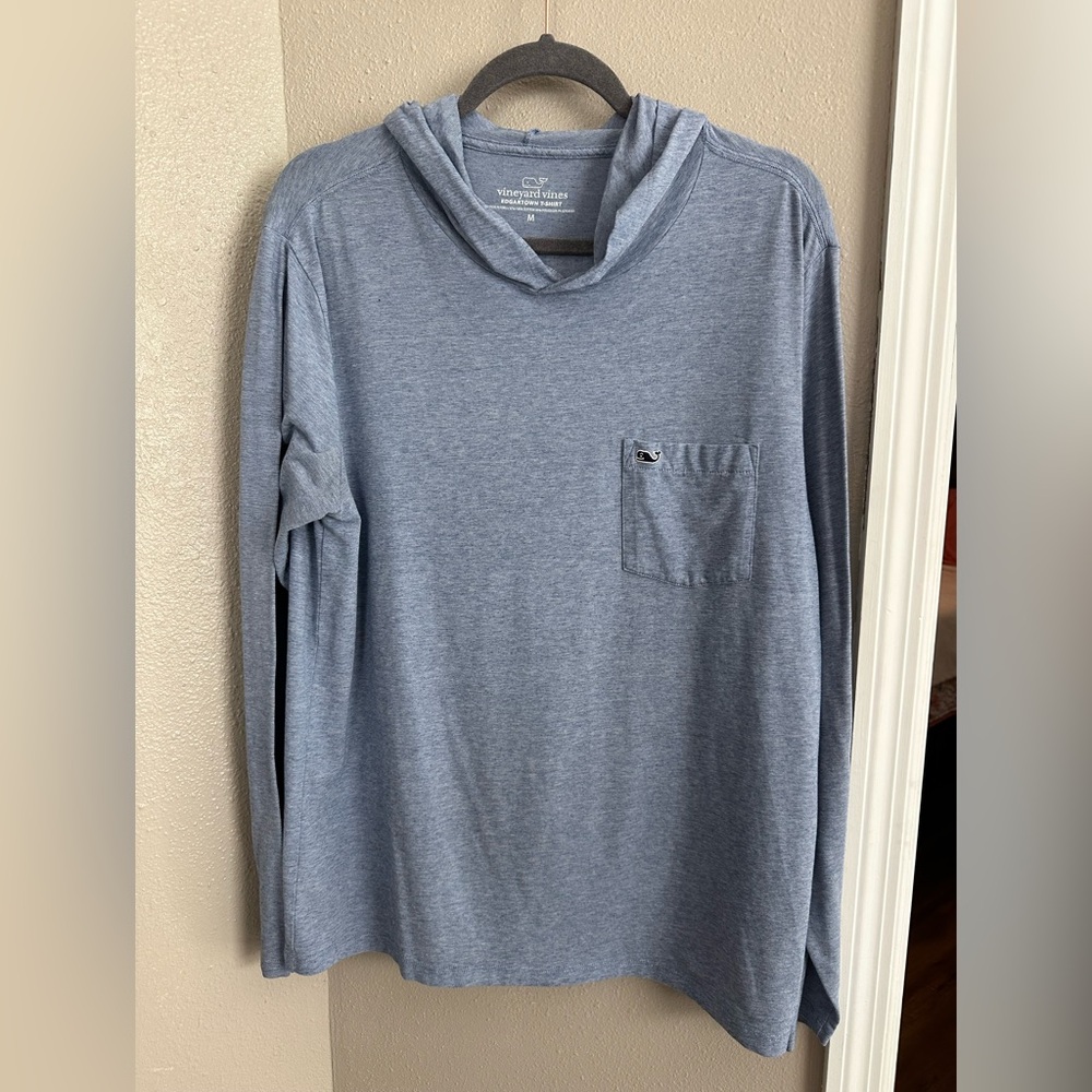 Vineyard Vines Soft Light Blue Men's Hoodie